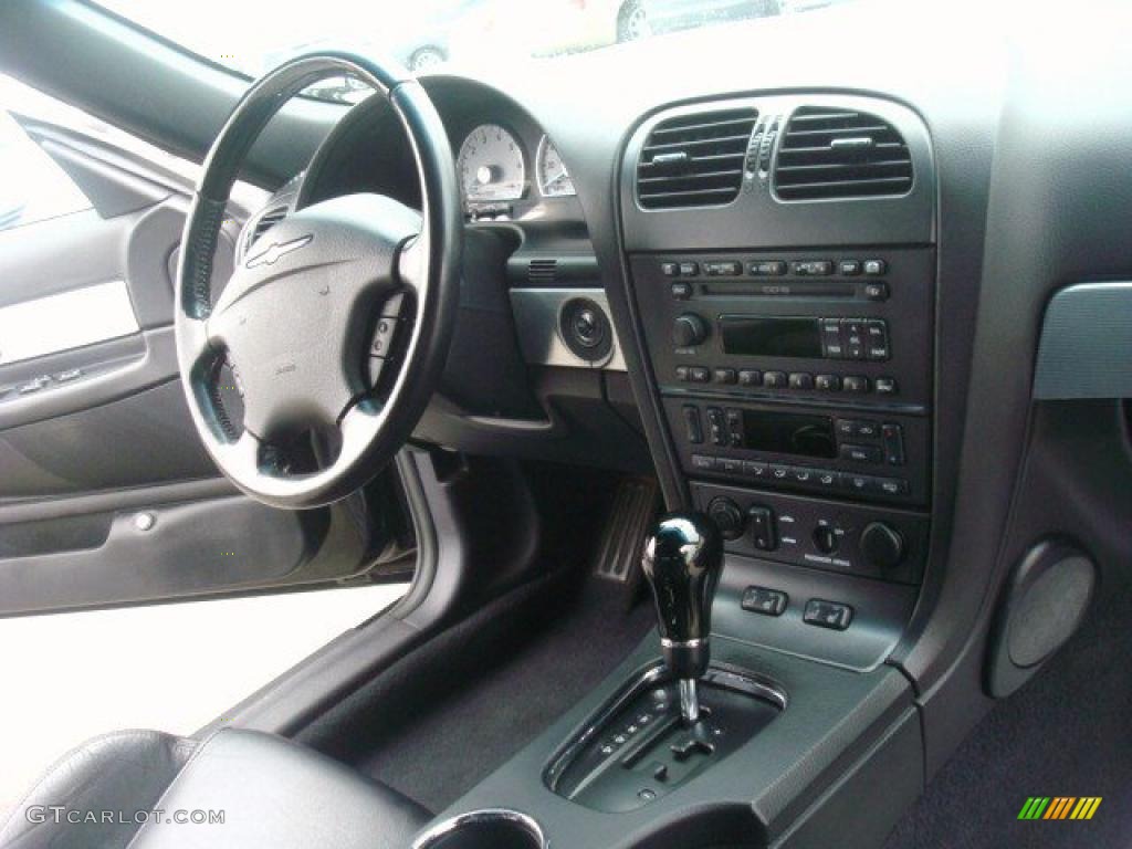 2004 Ford Thunderbird Premium Roadster Black Ink Dashboard Photo #44714011