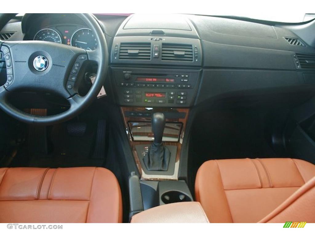 2005 BMW X3 3.0i Terracotta Dashboard Photo #44714095