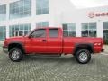 2005 Victory Red Chevrolet Silverado 2500HD LS Extended Cab 4x4  photo #2