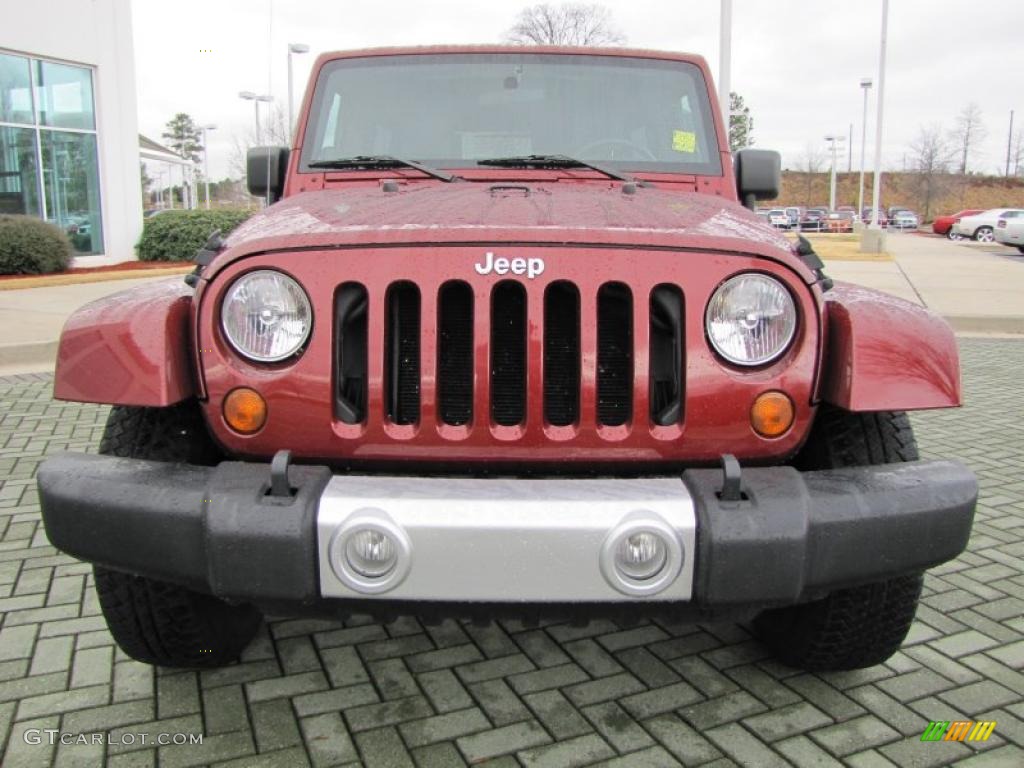 Red Rock Crystal Pearl 2008 Jeep Wrangler Unlimited Sahara Exterior Photo #44715163