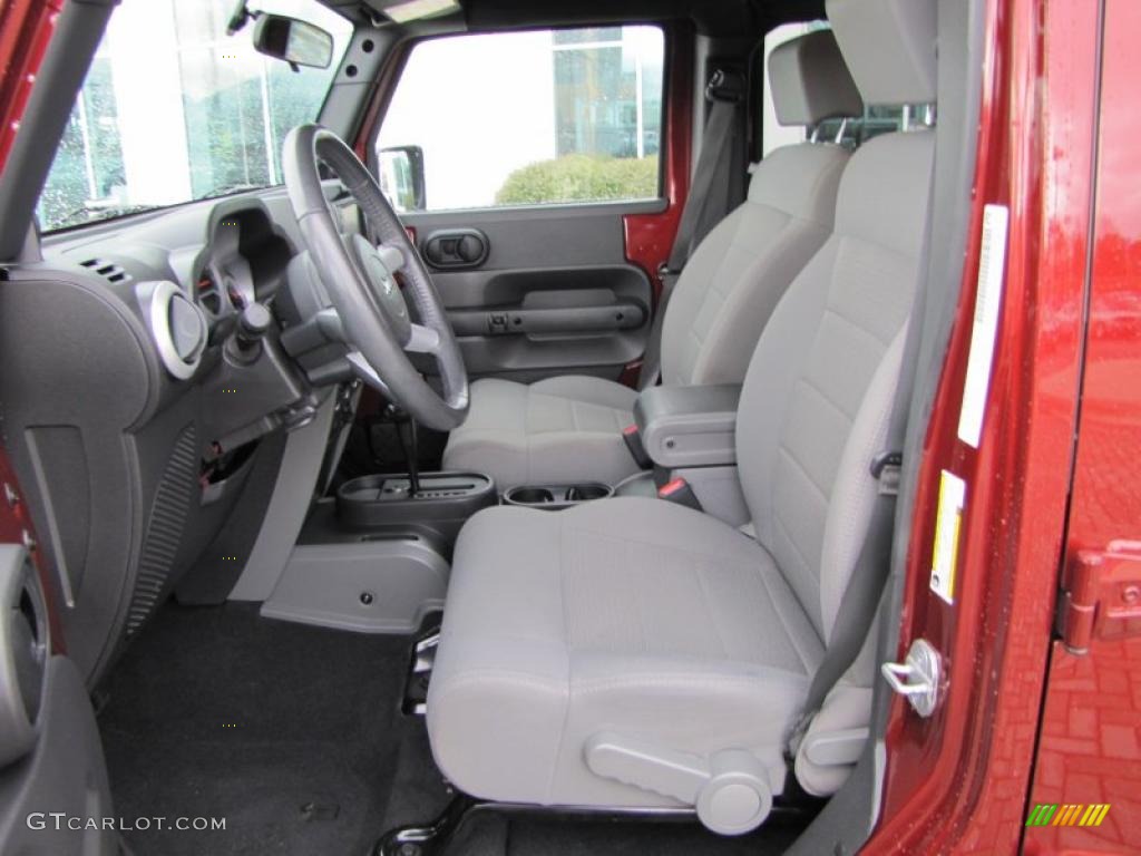 Dark Slate Gray/Med Slate Gray Interior 2008 Jeep Wrangler Unlimited Sahara Photo #44715208