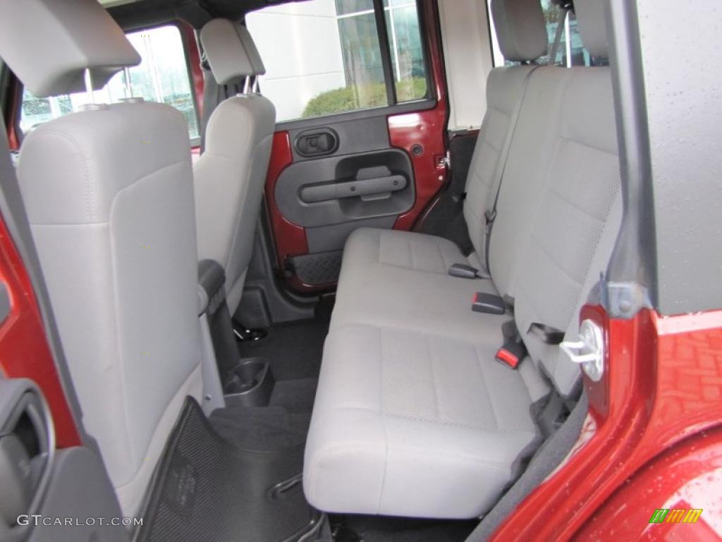 Dark Slate Gray/Med Slate Gray Interior 2008 Jeep Wrangler Unlimited Sahara Photo #44715243