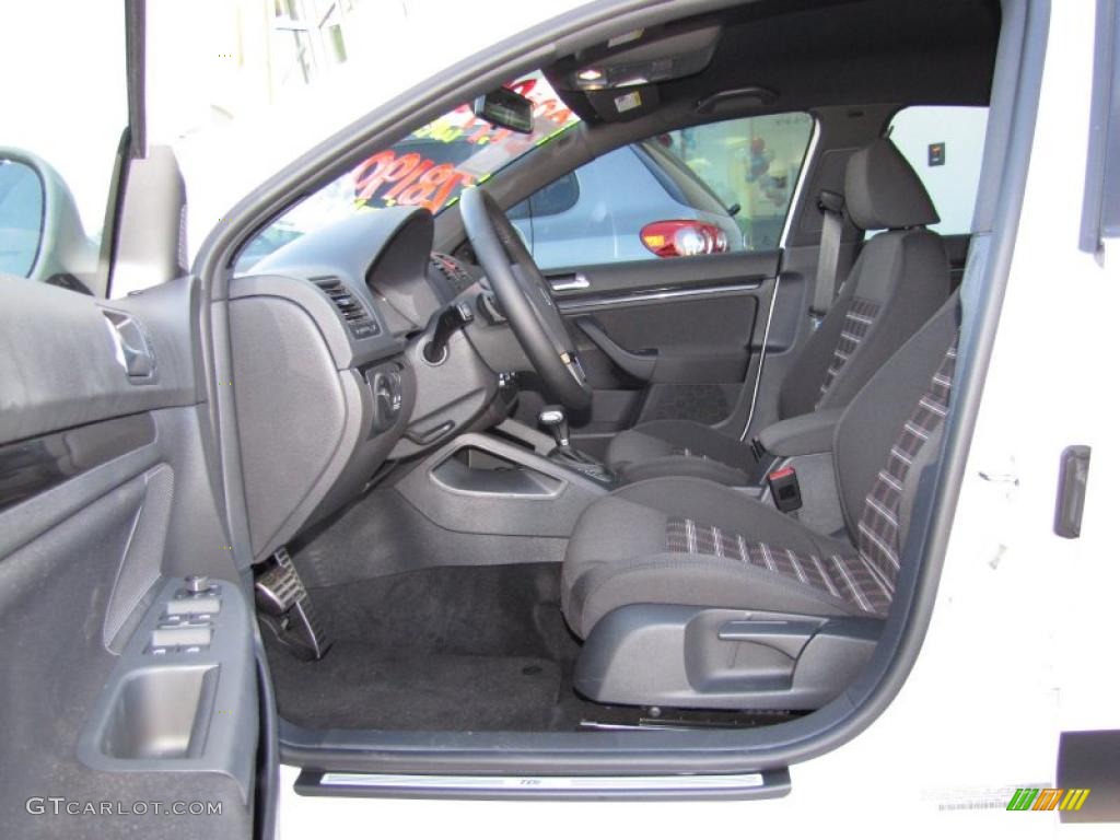 Interlagos Plaid Cloth Interior 2010 Volkswagen Jetta TDI Cup Street Edition Photo #44715346