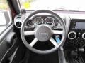 Dark Slate Gray/Med Slate Gray 2008 Jeep Wrangler Unlimited Sahara Steering Wheel