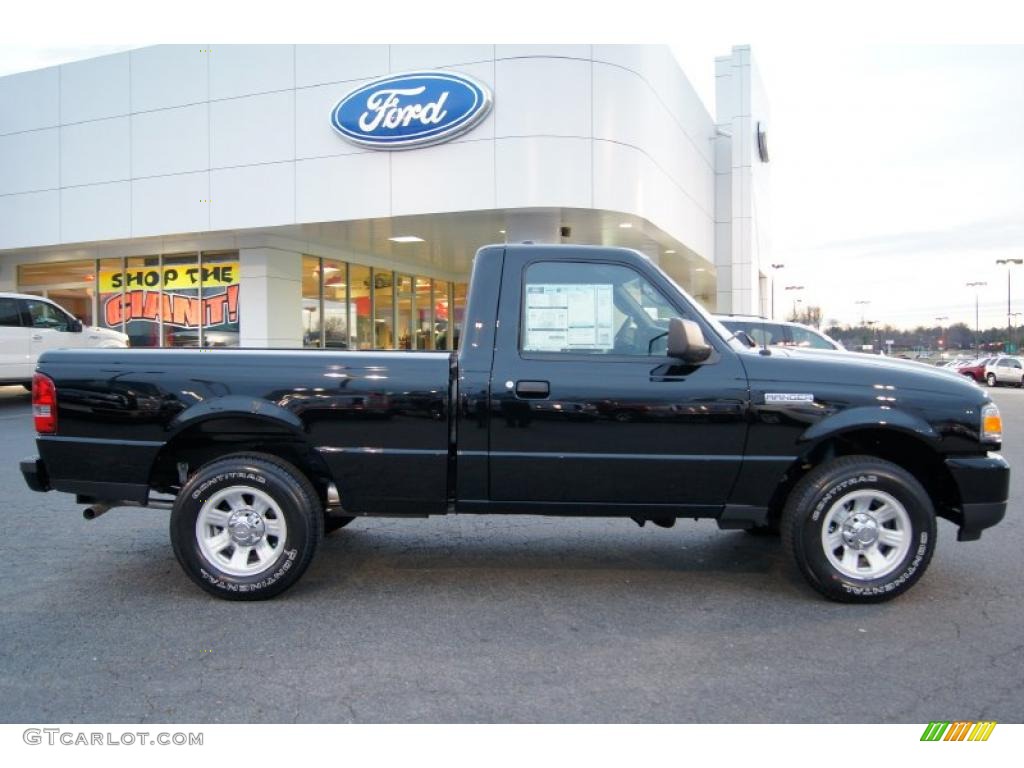 Black 2011 Ford Ranger XLT Regular Cab Exterior Photo #44716047