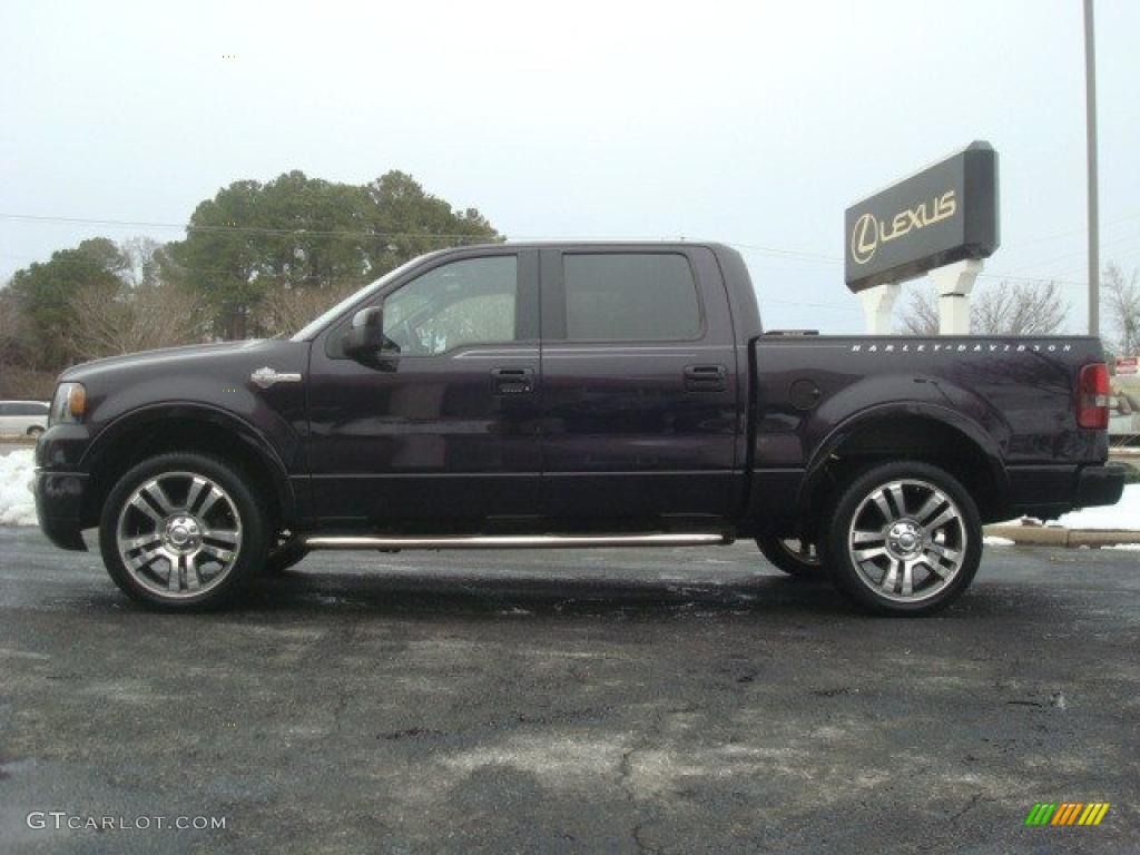 Dark Amethyst 2007 Ford F150 Harley-Davidson SuperCrew 4x4 Exterior Photo #44716179