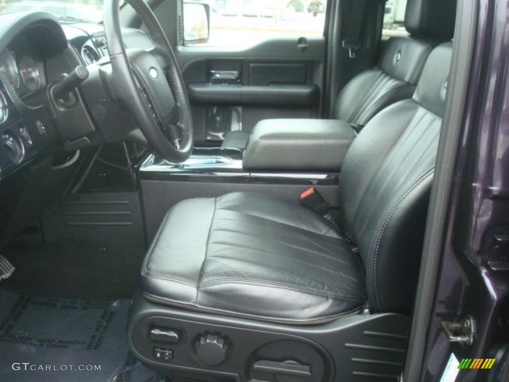 Black Interior 2007 Ford F150 Harley-Davidson SuperCrew 4x4 Photo #44716265