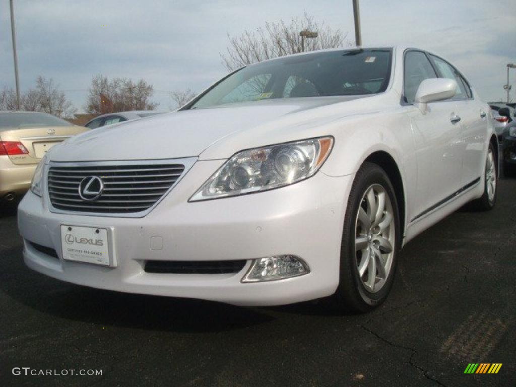 Opaline Silver Pearl 2008 Lexus LS 460 L Exterior Photo #44716719