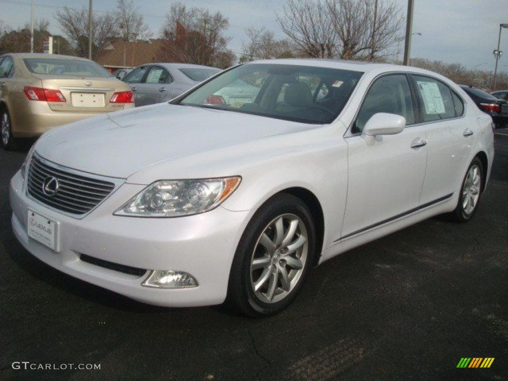 Opaline Silver Pearl 2008 Lexus LS 460 L Exterior Photo #44716759
