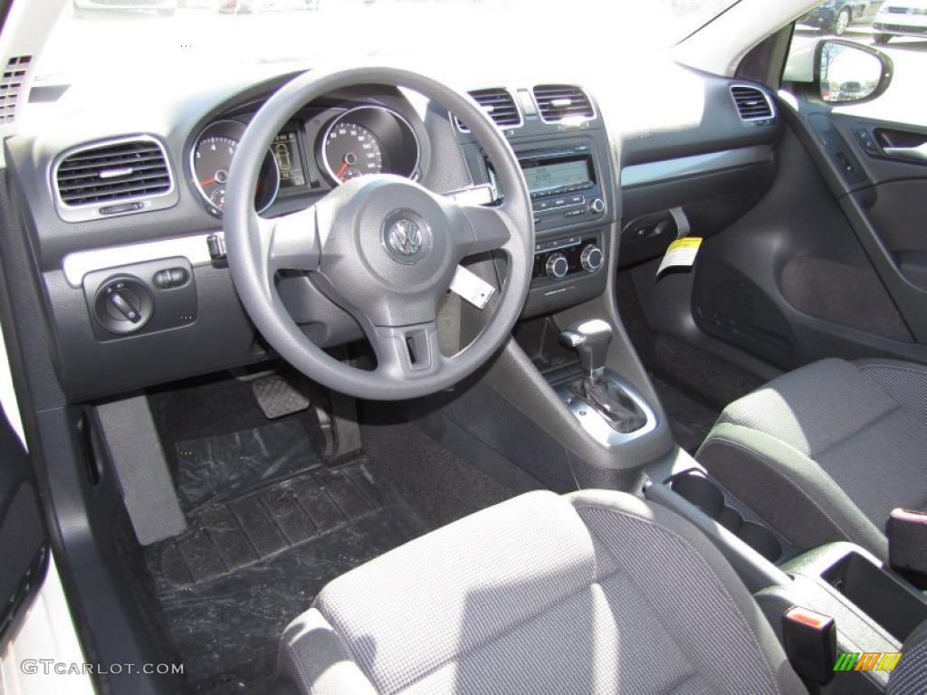 Titan Black Interior 2011 Volkswagen Golf 2 Door Photo #44716859