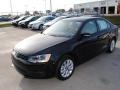 Black 2011 Volkswagen Jetta SE Sedan Exterior