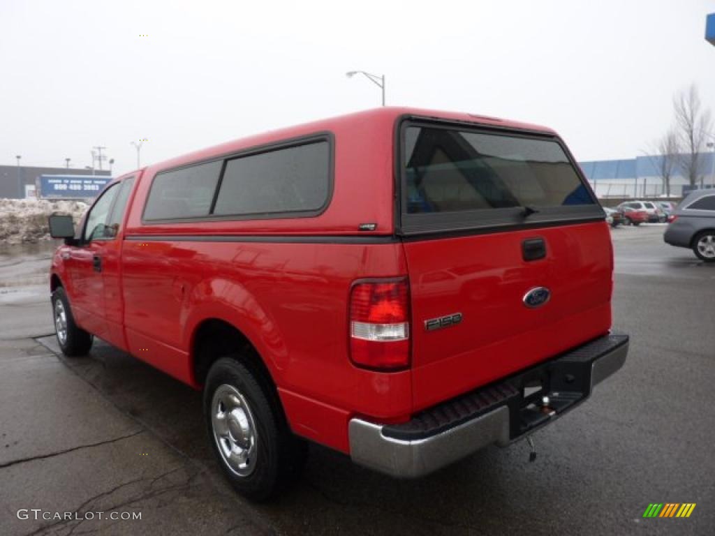 2004 F150 XL Regular Cab - Bright Red / Medium Graphite photo #2