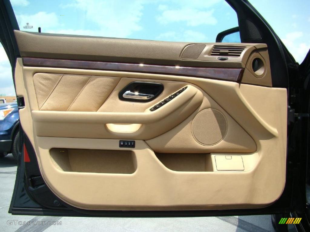 2003 BMW 5 Series 525i Sedan Sand Beige Door Panel Photo #44719868