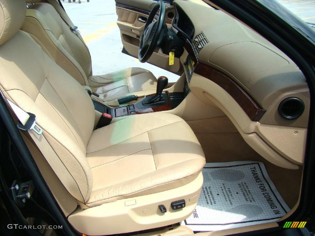 Sand Beige Interior 2003 BMW 5 Series 525i Sedan Photo #44720152