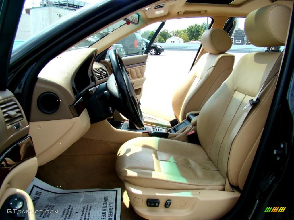 Sand Beige Interior 2003 BMW 5 Series 525i Sedan Photo #44720296