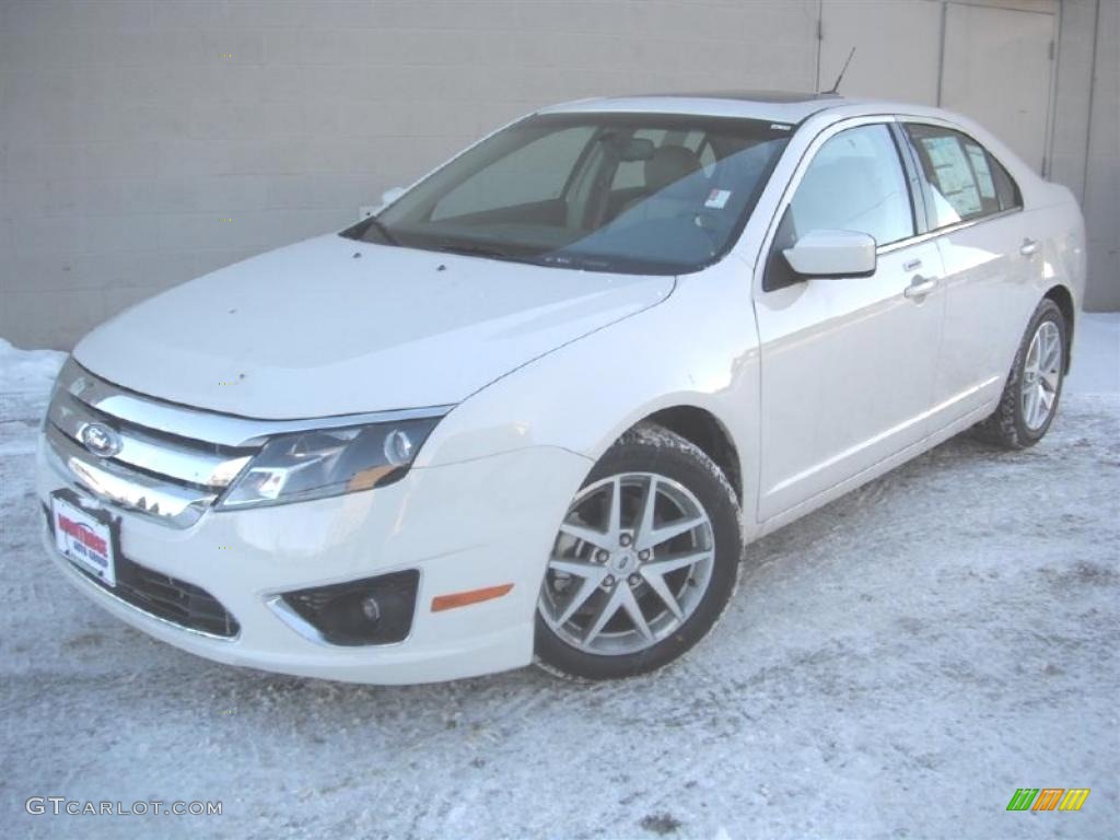 White Suede Ford Fusion