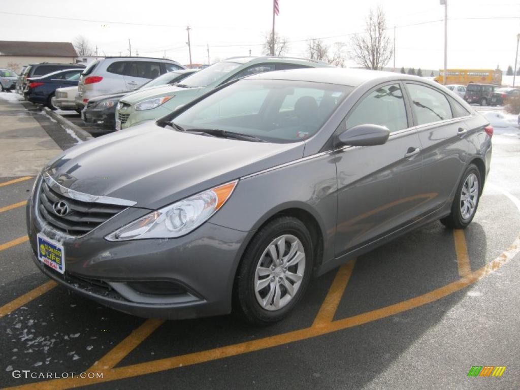 Harbor Gray Metallic 2011 Hyundai Sonata GLS Exterior Photo #44721164