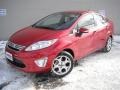 Red Candy Metallic 2011 Ford Fiesta SEL Sedan Exterior