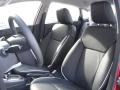 Charcoal Black Leather 2011 Ford Fiesta SEL Sedan Interior Color