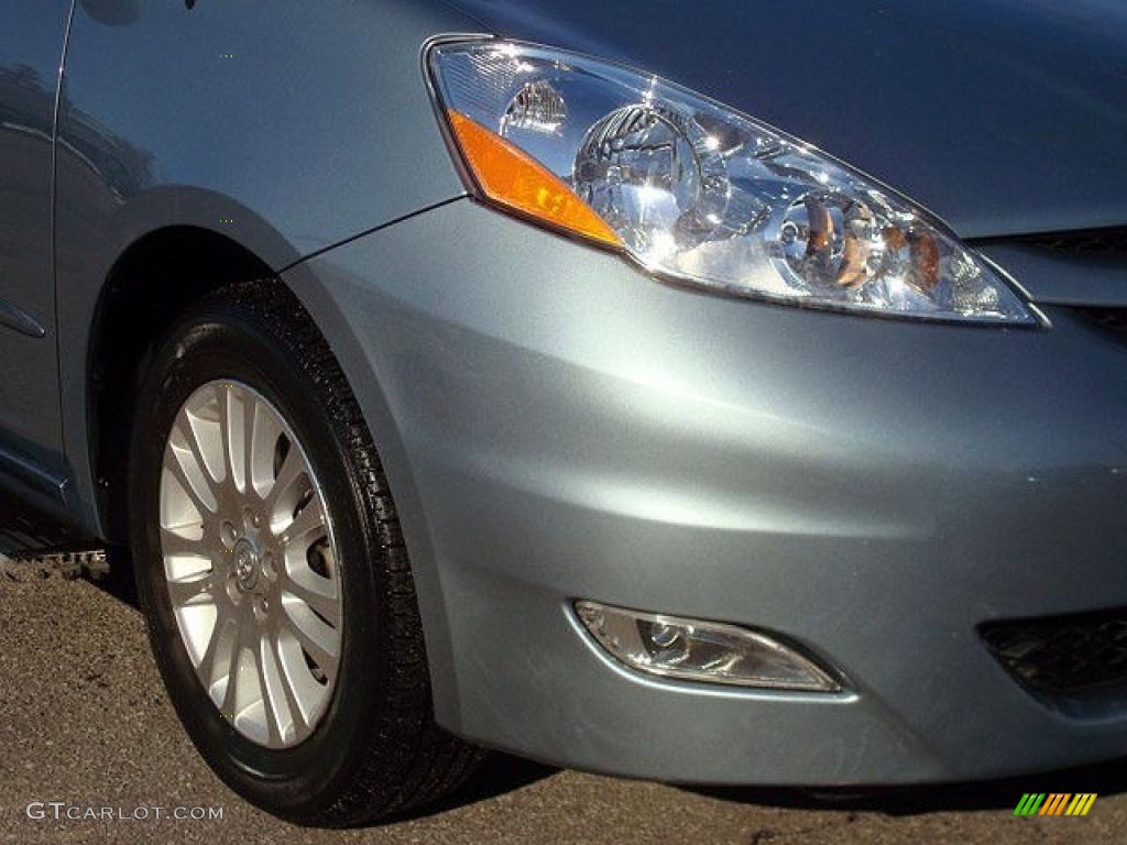2009 Sienna XLE - Blue Mirage Metallic / Stone photo #3