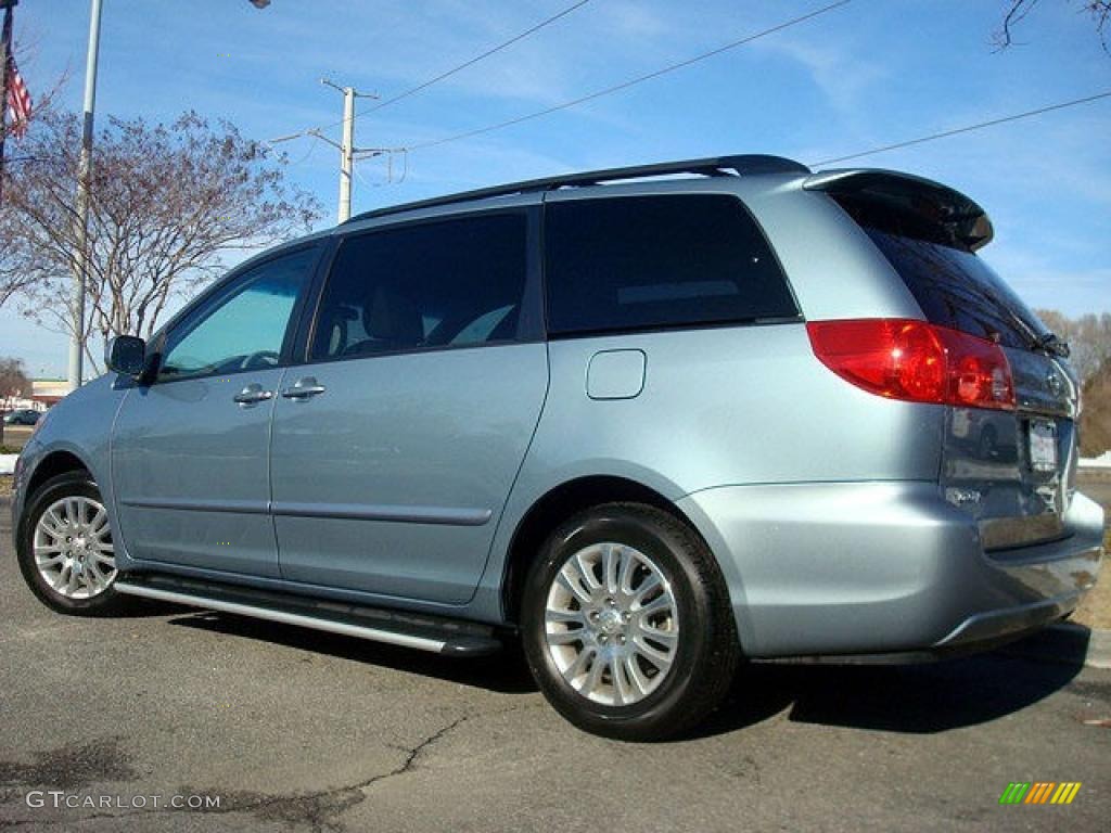 2009 Sienna XLE - Blue Mirage Metallic / Stone photo #5