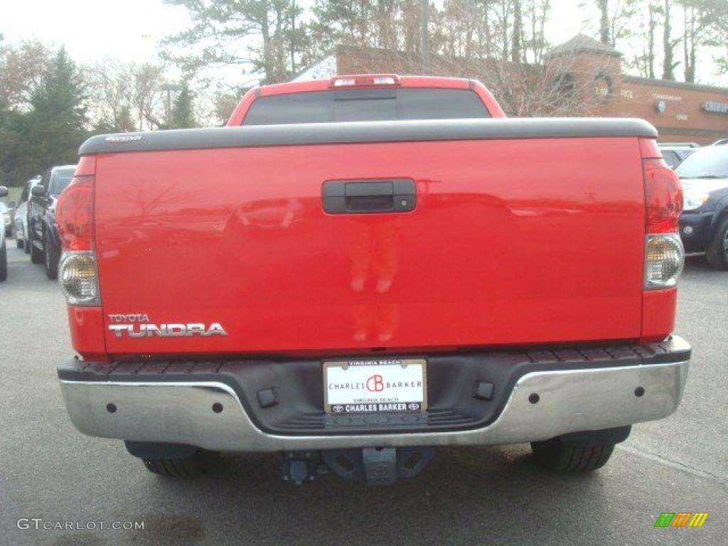 2008 Tundra SR5 Double Cab - Radiant Red / Graphite Gray photo #5