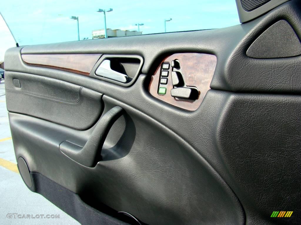 2001 Mercedes-Benz CLK 320 Coupe Charcoal Door Panel Photo #44724796