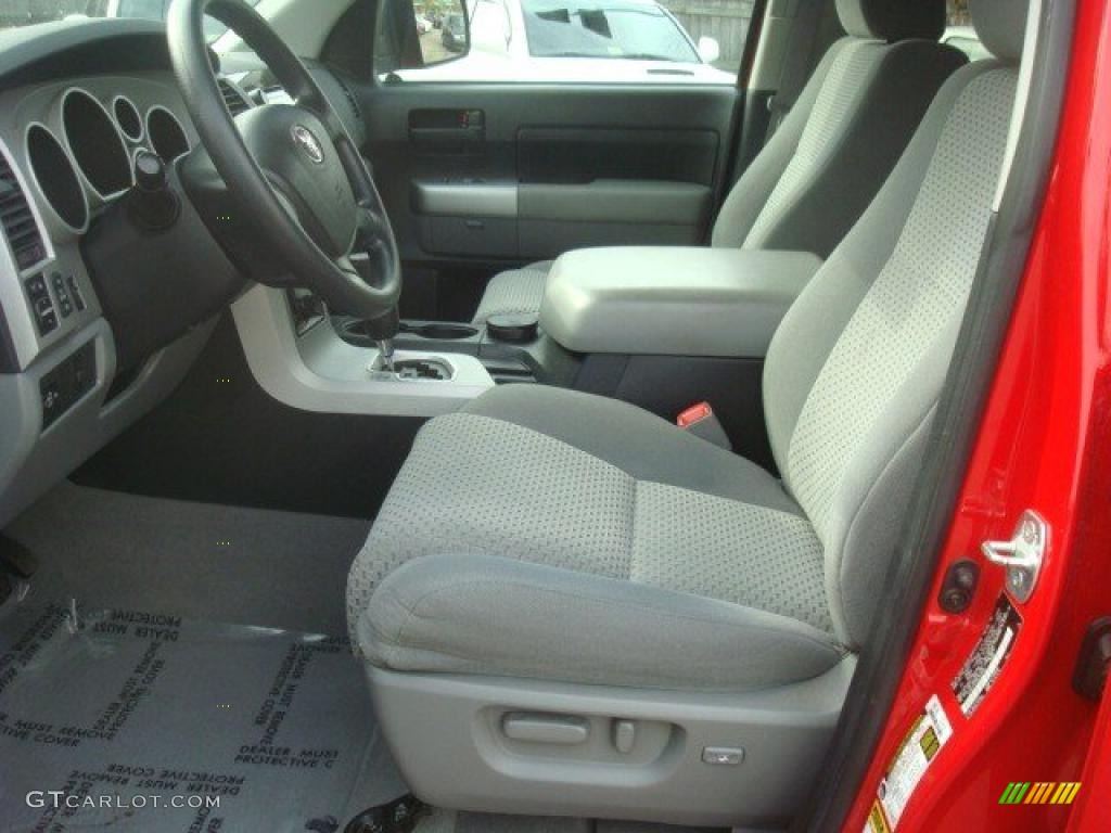 2008 Tundra SR5 Double Cab - Radiant Red / Graphite Gray photo #10