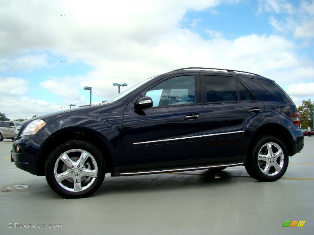 Capri Blue Metallic 2008 Mercedes-Benz ML 350 4Matic Exterior Photo #44725116
