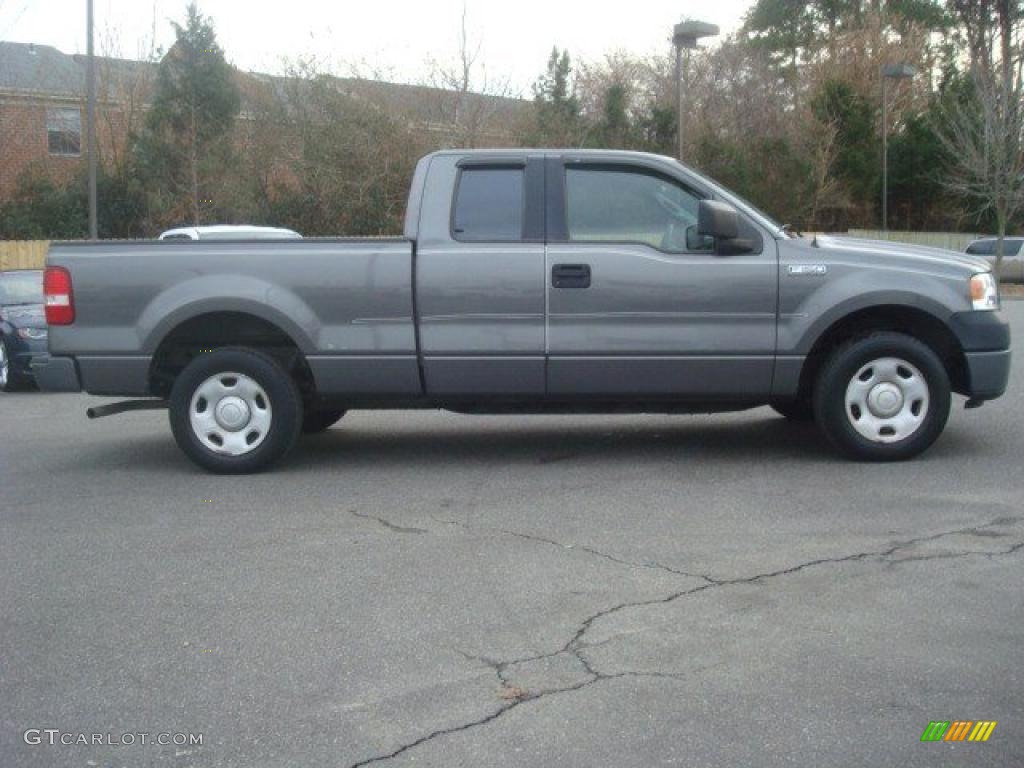 2006 F150 XL SuperCab - Dark Shadow Grey Metallic / Medium/Dark Flint photo #3