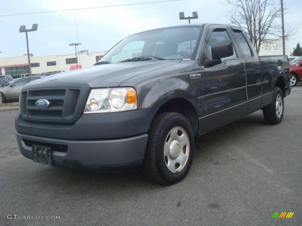 2006 F150 XL SuperCab - Dark Shadow Grey Metallic / Medium/Dark Flint photo #7