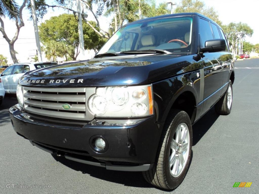 2006 Range Rover HSE - Buckingham Blue Metallic / Sand/Jet photo #9