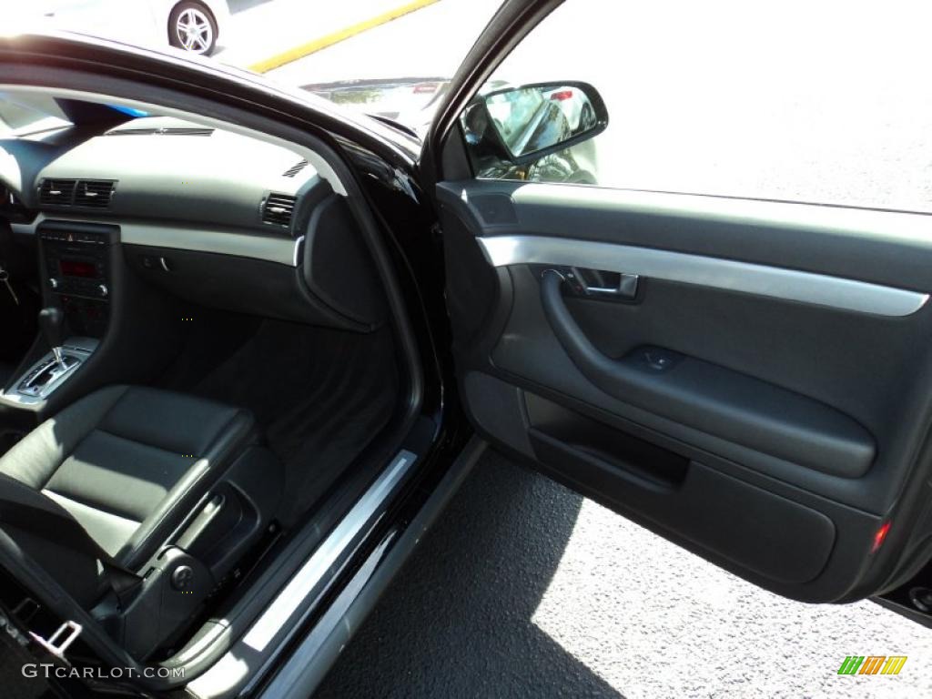 2008 A4 2.0T Sedan - Brilliant Black / Black photo #15