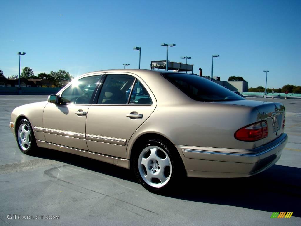 Desert Silver Metallic 2002 Mercedes-Benz E 430 Sedan Exterior Photo #44727305