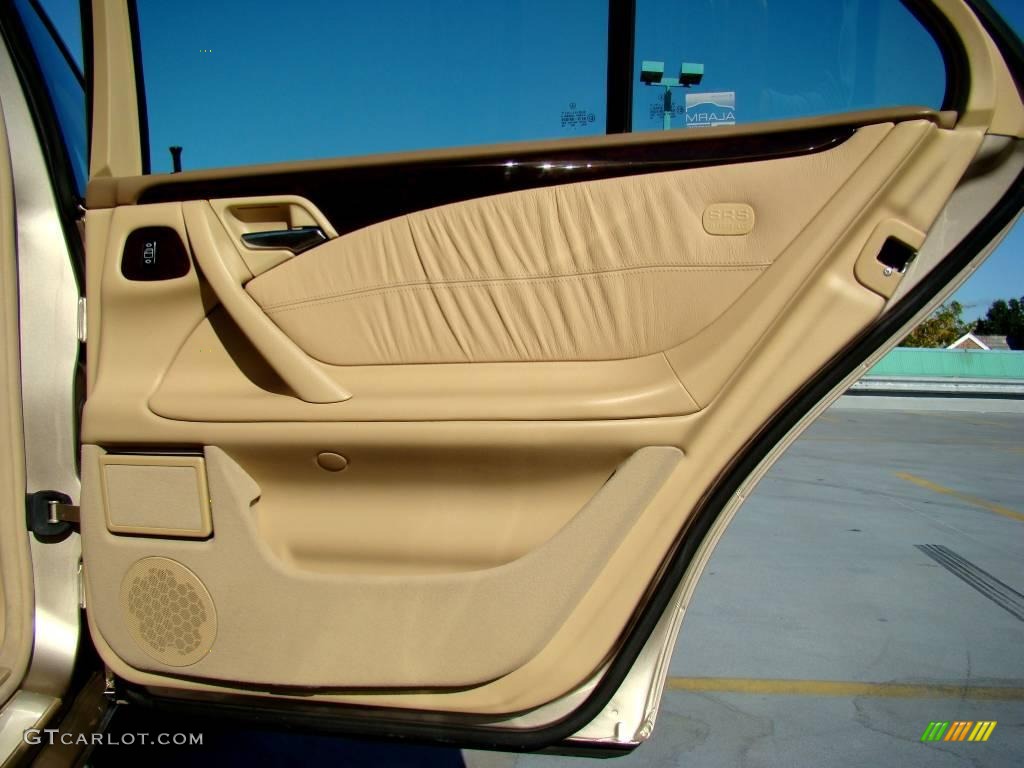 2002 Mercedes-Benz E 430 Sedan Java Door Panel Photo #44727609