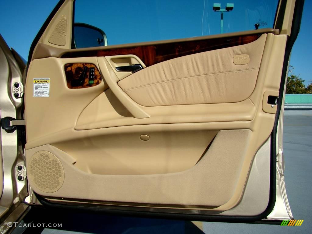 2002 Mercedes-Benz E 430 Sedan Java Door Panel Photo #44727621