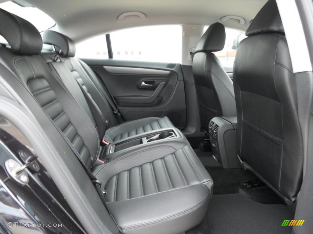 Black Interior 2012 Volkswagen CC R-Line Photo #44728397