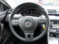 Black 2012 Volkswagen CC R-Line Steering Wheel