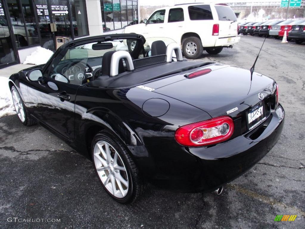 2009 MX-5 Miata Touring Roadster - Brilliant Black / Black photo #5