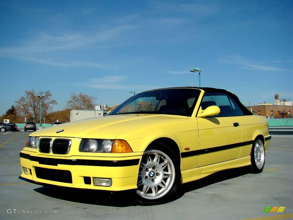 Dakar Yellow 1998 BMW M3 Convertible Exterior Photo #44729962