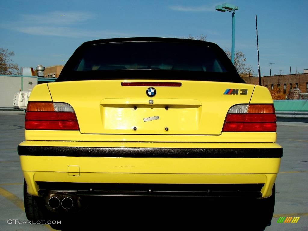1998 M3 Convertible - Dakar Yellow / Black photo #9