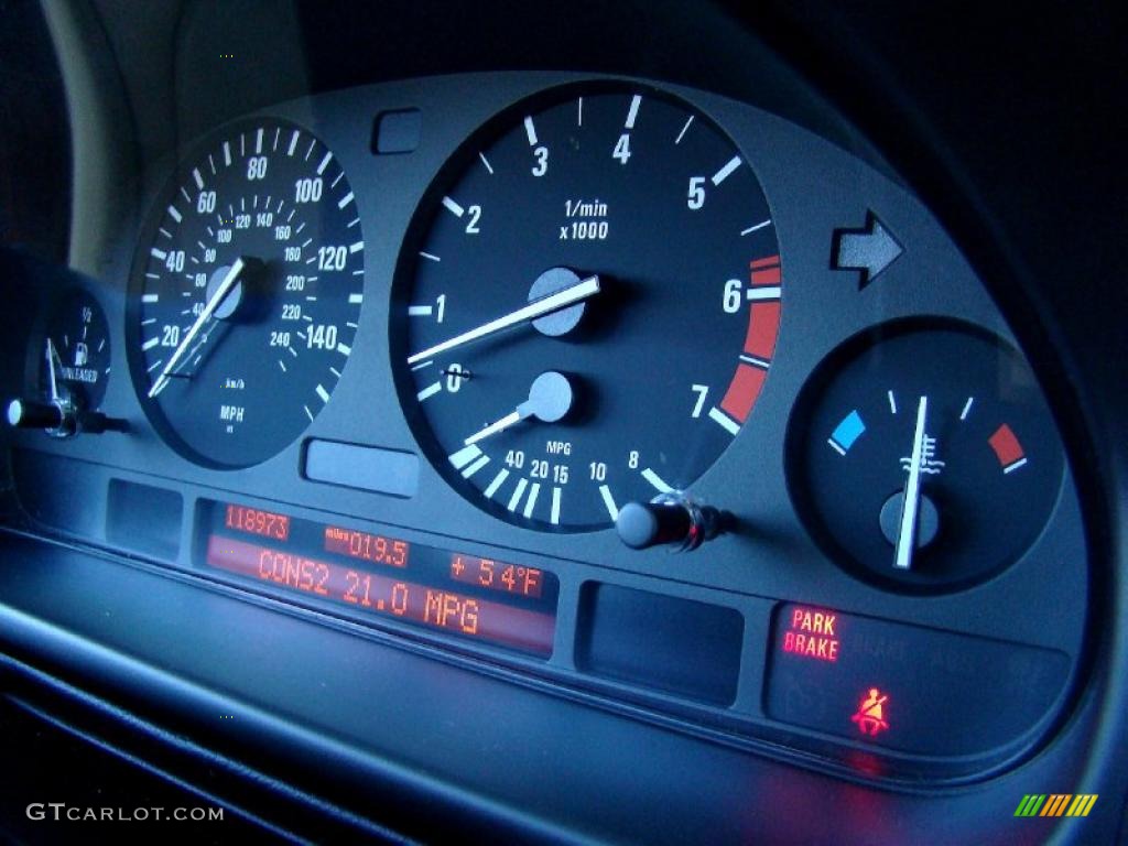 1999 BMW 5 Series 540i Sedan Gauges Photo #44731062