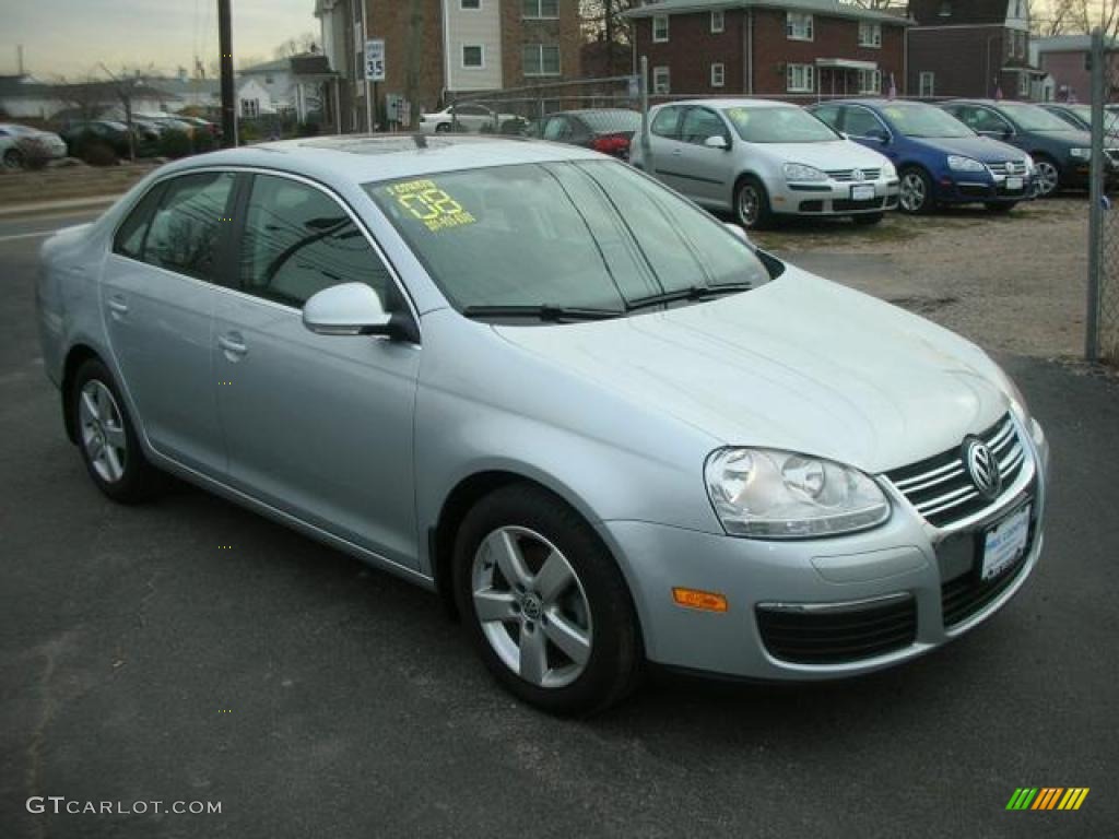 2008 Jetta SE Sedan - Reflex Silver Metallic / Anthracite Black photo #3