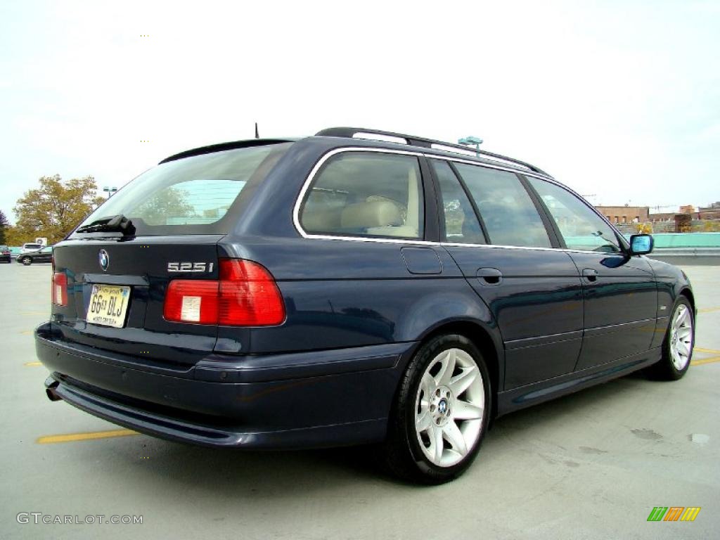 Orient Blue Metallic 2003 BMW 5 Series 525i Sport Wagon Exterior Photo #44732036