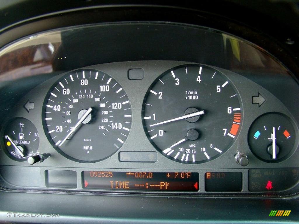 2003 BMW 5 Series 525i Sport Wagon Gauges Photo #44732464