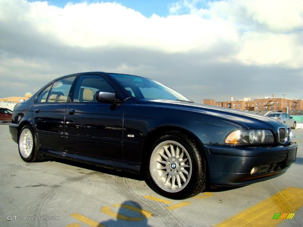 Orient Blue Metallic 2002 BMW 5 Series 540i Sedan Exterior Photo #44733276
