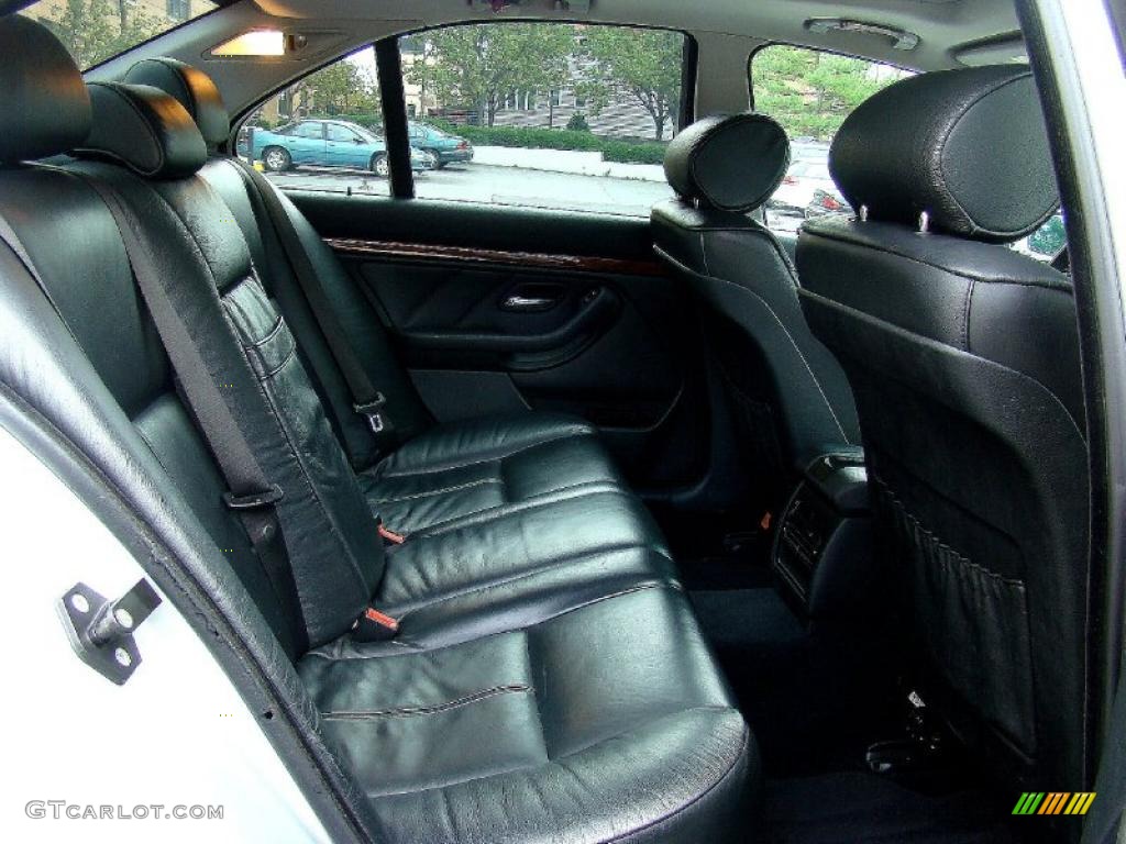 Black Interior 2002 BMW 5 Series 530i Sedan Photo #44733585