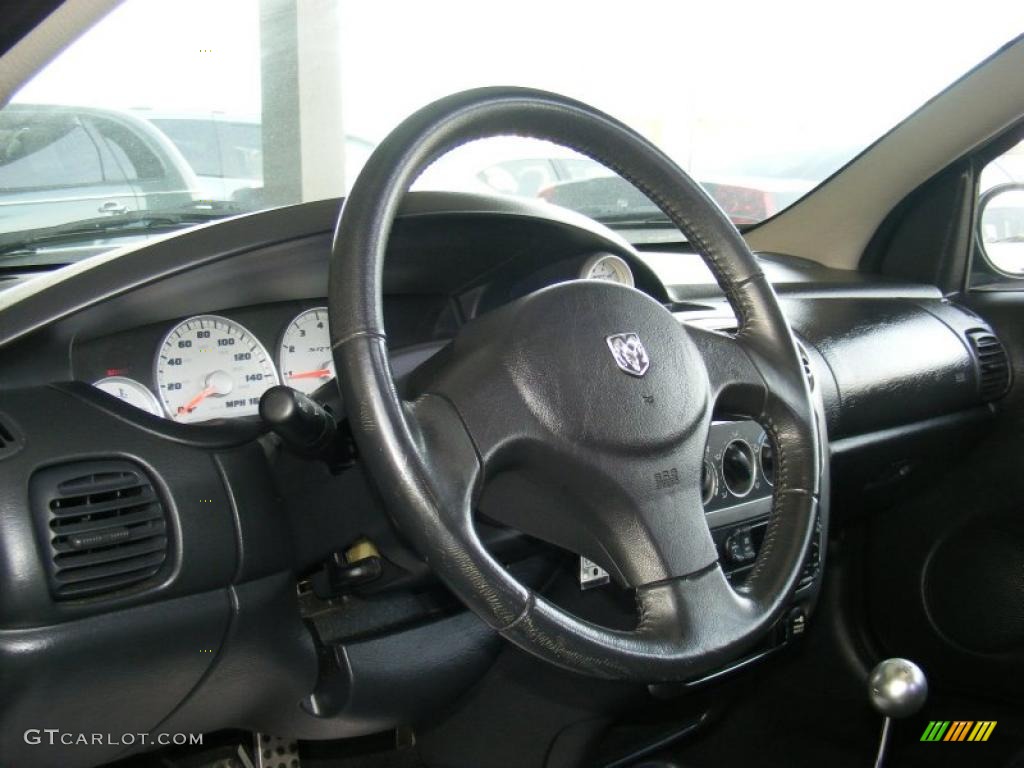 2004 Dodge Neon SRT-4 Dark Slate Gray Steering Wheel Photo #44738062