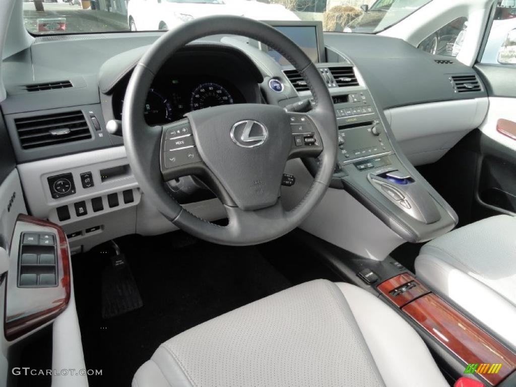 2010 Lexus HS 250h Hybrid Premium Gray Dashboard Photo #44738186