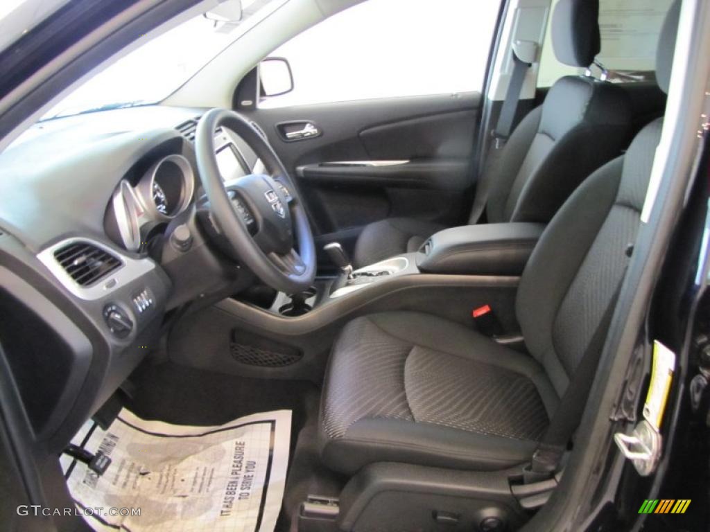 Black Interior 2011 Dodge Journey Mainstreet Photo #44740202